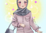 draw kawaii illustration in anime style with hijab